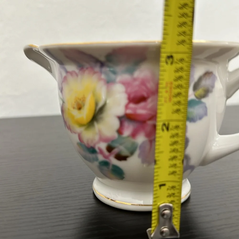 ❤️ YAMAKA DM Floral Porcelain Vintage Creamer Pitcher